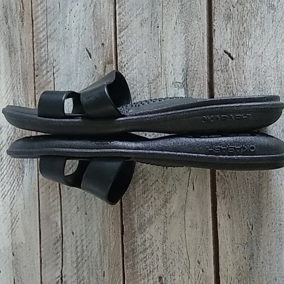OKABASHI Black Slide Sandal Small - Picture 6 of 10